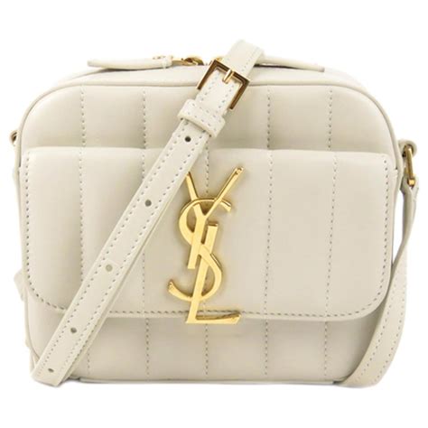 ysl cream purse|black and white ysl bag.